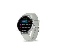 Garmin Venu 3S, Silver avec bracelet vert sauge