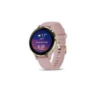 Garmin - 010-02785-03 - Smartwatch - Venu 3S - rose/or - bracelet en silicone