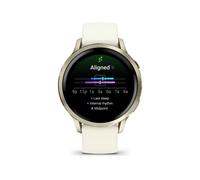 Montre sport GARMIN Venu 4 Beige/Lunar Or Silicone ivoir41mm