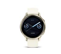 Montre sport GARMIN Venu 4 Beige/Lunar Or Silicone ivoir41mm