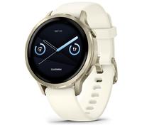 Garmin Venu 4 AMOLED 41 mm - Or avec bracelet Silicone Ivoire - Wifi GPS (010-03013-00)
