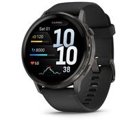Garmin Venu 4 AMOLED 45 mm - Noir avec bracelet Silicone Noir - Wifi GPS (010-03014-00)