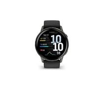 Montre sport GARMIN Venu 4 Noir/Gris Silicone noir 45mm
