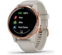 GARMIN Venu - Montre connectée GPS avec écran Amoled - Rosegold / Beige
