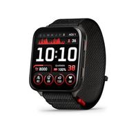 Garmin Venu X1 - Montre connectée GPS avec écran AMOLED 2″, Lampe LED, Boîtier Ultra Fin de 8 mm - Bracelet en Nylon ComfortFit Noir