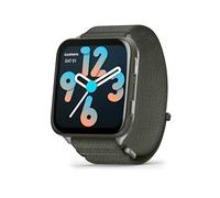 Garmin Venu X1, Montre GPS connectée Sport & santé AMOLED 2", Vert, 41mm | Grand écran, bracelet nylon, verre cristal de saphir, autonomie jusqu'à 8 jours, fonctions forme & santé avancées, lampe LED