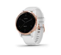Garmin - Vívoactive 4S - Montre connectée GPS Multi-sports & Santé - Entraînements Personnalisés - Musique au poignet, Pay - Autonomie Longue Durée - Cadran 40 mm - Blanc/Rose