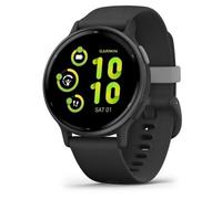 Garmin Montre connectée Vivoactive 5 - 42 mm GPS AMOLED Gris bracelet noir