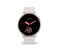 Garmin Vivoactive 5 Cream Gold avec bracelet ivoire Blanc