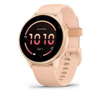 Garmin Montre vívoactive 6 – lunette Metallic Pink Dawn, boîtier rose pêche
