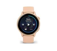 Garmin Montre vívoactive 6 – lunette Metallic Pink Dawn, boîtier rose pêche