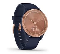 Garmin vívomove 3S - schlanke, stilvolle Hybrid-Smartwatch mit analogen Zeigern & OLED-Display für schmale Handgelenke, Sport-Apps & Fitness-/Gesundheitsdaten, wasserdicht, 5 Tage Akkulaufzeit