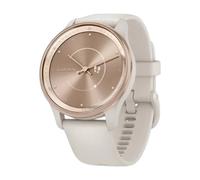 Garmin vivomove Trend, Lunette en acier inoxydable Peach Gold, Boîtier ivoire, bracelet en silicone