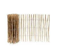 Garmix Clôture de jardin en lattes en bois - 5 m (100 cm - 4-5 cm)