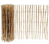 Garmix Clôture en lattis en bois - Clôture de jardin - 5 m (120 cm, 4-5 cm)