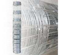 Garmix Clôture Gibier | Grillage Galvanisé Hauteur 150cm | Grillage à Mouton, Chèvre, Sanglier, Chien | Solide, Qualité extra | 150/12/30 - Rouleau 50m