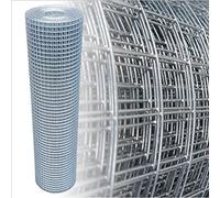 Garmix Grillage à Poule & Lapin | Clôture Poulailler | pour Enclos Parc Jardin | Fils de Fer Galvanisé, Maille Carrée 19mm (100cm x 20m 1.45mm)