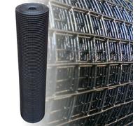 Garmix Grillage Volière & Cage Oiseaux noir | Fil de Volière Maillage 19x19mm (100cm x 25m x 1,20m)