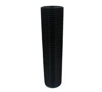 Garmix Grillage Volière & Cage Oiseaux noir | Fil de Volière Maillage 25x25mm (100cm x 25m 1.45mm)