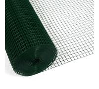 Garmix Grillage Volière & Cage Oiseaux vert | Fil de Volière Maillage 12x12mm (100cm x 10m 1.05mm)