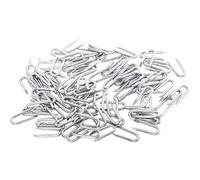 Garmix Lot de 250 crampes en acier de type U, clous en U, pour fixation de clôtures, grillage métallique, brise-vue galvanisé, 20 x 2 mm