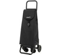 Garmol 218 G360 Travel C701 Chariot de Courses Rotatif 360 °, Tissu, Noir, 40 x 35 x 105 cm