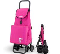 Garmol Chariot de Courses 66L Fuchsia