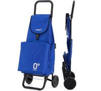 Garmol Chariot de Courses, Acier Peint époxy, Bleu, 66 l