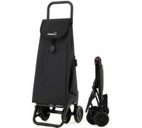 Garmol Chariot de Courses en Polyester 1680D Noir 40 x 27 x 105 cm