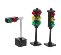 Garneck 1 Ensemble Jouets De De Signal Lumineux Feu De Panneaux D'arrêt Jouets pour Enfants Feu Stop Black Abdos
