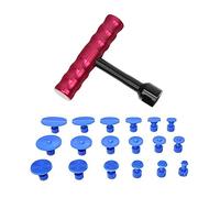 Garneck 1 ensemble Kit de Débosselage sans Peinture Outils de Réparation avec Ventouse T Bar et Pastilles Adhésives pour Voitures Ensemble DIY pour Retrait des Bosses