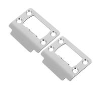 Garneck 1 Ensemble Plaque de Gâche Inoxydable Renforcement pour Serrures de Porte Protection Impact Installation Facile de Vis
