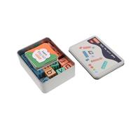 Garneck 1 Jeu De Cartes Anglaises Orthographiant des Mots Jeu d'apprentissage Préscolaire Jeu D'Alphabet pour Enfants Cartes Flash Éducatives Jeu De Lettres pour Enfants Jeu