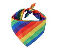 Garneck 1 Pièce Bandana pour Animaux avec Motif Arc Écharpe Décorative Triangle pour Accessoire de Mode pour Séances Photo