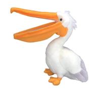 Garneck 1 Pièce Peluche Pélican Peluche Animale Poupée Animal en Mignon en Mouette Jouets D'éveil Modèles Animaux Simulés Blanche Fibre De Coton