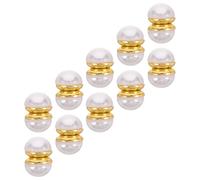 Garneck 10 Paires Poids pour Voile de Mariée Magnétiques Double Face Perles Accessoires de Mariage pour Fixer Voiles Longs Extérieur Maintien Invisible Dommage