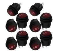 Garneck 10 Pièces bouton de basculement bouton poussoir PA66