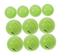Garneck 10 Pièces Clochette Balle pour Chat pour Chat Insert De Hochet De Marionnette Fabricant De Bruit De Poupée Boules De Chaton Cloches en Plastique Plastique Vert Clair