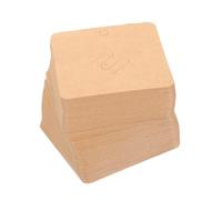 Garneck 100 Pièces Broche En Carton Cartes De Boucle D'oreille Cartes Porte-boucles D'oreilles Cahier Ligné Étiquettes De Boucle D'oreille Porte-bracelet à Vendre Cahier Marron Papier Brun
