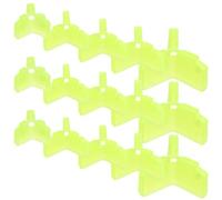 Garneck 100 Pièces Cache-hameçon Triple Jaune en Polypropylène | Facile à Utiliser, Garde le Crochet Sec, Léger et Transportable, Lot pour Tailles 1 à 5