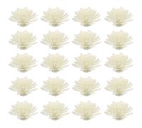 Garneck 100 Pièces Chrysanthème Diffuseur Parfumé en PE Blanc | Fleur de Chrysanthème, Libère Arôme D’huiles Essentielles, Évapore Parfum, Usage Maison et Décoration
