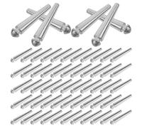 Garneck 100 Pièces Clous de Marqueur Longueur 2,5 Cm Portables et Robustes en Métal Argenté pour Jeux de Table pour Salle de Cartes et Hôtel