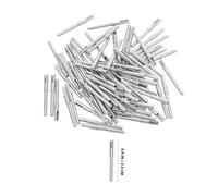 Garneck 100 Pièces Nickel-plated Pin Connectors Heavy-duty Electrical Terminals For Wiring Lead Wires Automotive Communication Industrial Use