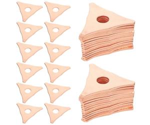 Garneck 100 Pièces Rondelle Triangulaire pour Soudeuse par Points | Acier Cuivré, Bord Lisse sans Bavure, Point D'attache Rapide, pour Panneaux de Carrosserie