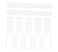 Garneck 100 Pièces Transparent Cable Identification Tags Plastic Label Holders For Wire Marking Outdoor Use Compatible With USB Cable Management And Cord Organization