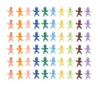 Garneck 100pièces Figurines Miniatures De Bébés Pour Galette Des Rois Décorations Pour Shower Jeux Et Cupcakes