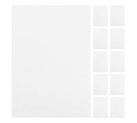 Garneck 100pièces Plaques Mousse pour Impression Artistique Mousse Blanche pour Garçon Fille Ateliers de Création Loisirs Créatifs Fêtes Halloween Projet École