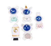 Garneck 10Pcs Décorations à -Même en Résine Forme Astronaute et Fusée, Accessoires Pratiques et Fiables pour Customisation DIY de Coque de Téléphone