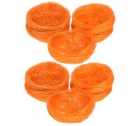 Garneck 10pièces Faux Nid Oiseau Artificiel Nichoir pour Cage Décoration De Jardin Petit Nid Décoratif pour Micro-Paysage Et Décoration De Fête