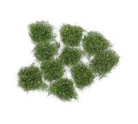 Garneck 10pièces Touffes Herbe Miniatures pour Décor Extérieur Fausse Pelouse Synthétique pour Modèles De Trains Et Scènes Diorama Résistantes Déformation Et Fading